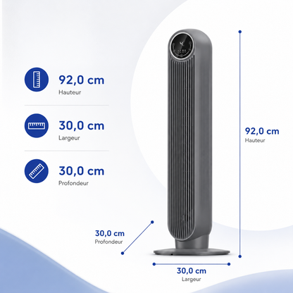 Ventilateur Colonne Sans Pales Portable Silencieux