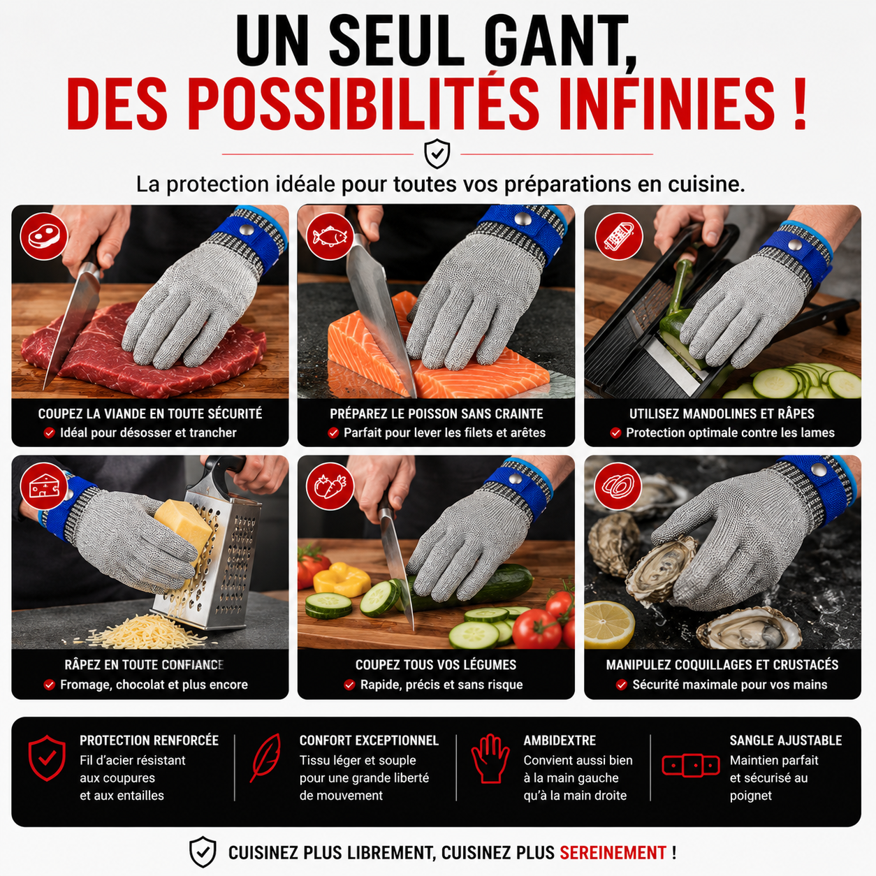Volexim | GANT ANTI COUPURE SECURGRIP™
