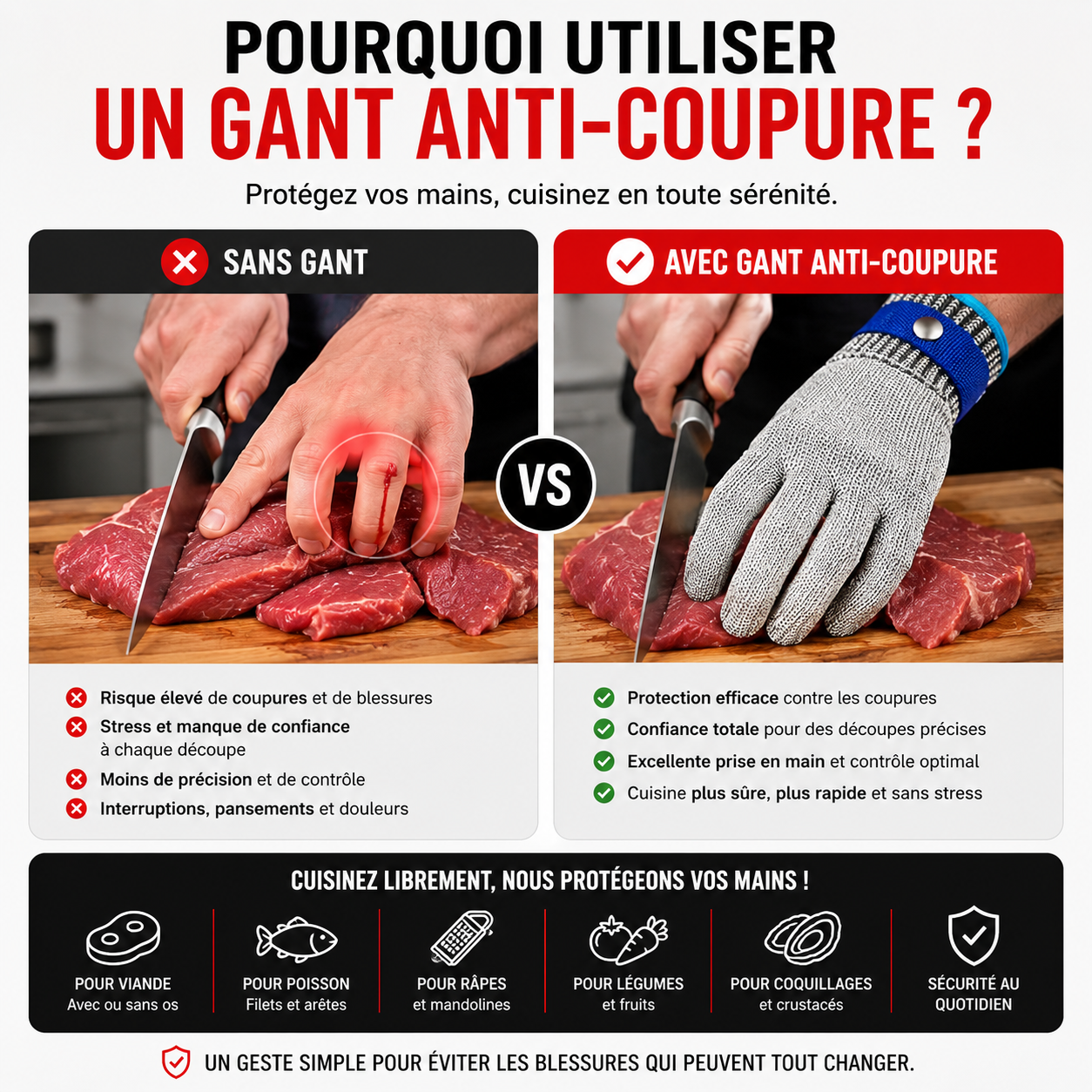 Volexim | GANT ANTI COUPURE SECURGRIP™