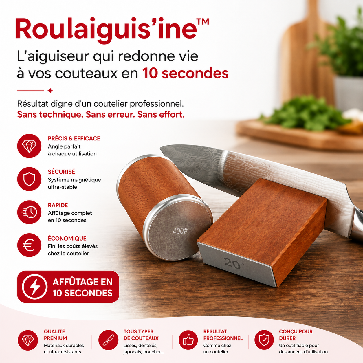 Volexim | AIGUISEUR COUTEAU ROULAIGUIS'INE™