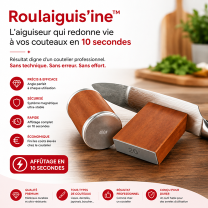 Volexim | AIGUISEUR COUTEAU ROULAIGUIS'INE™