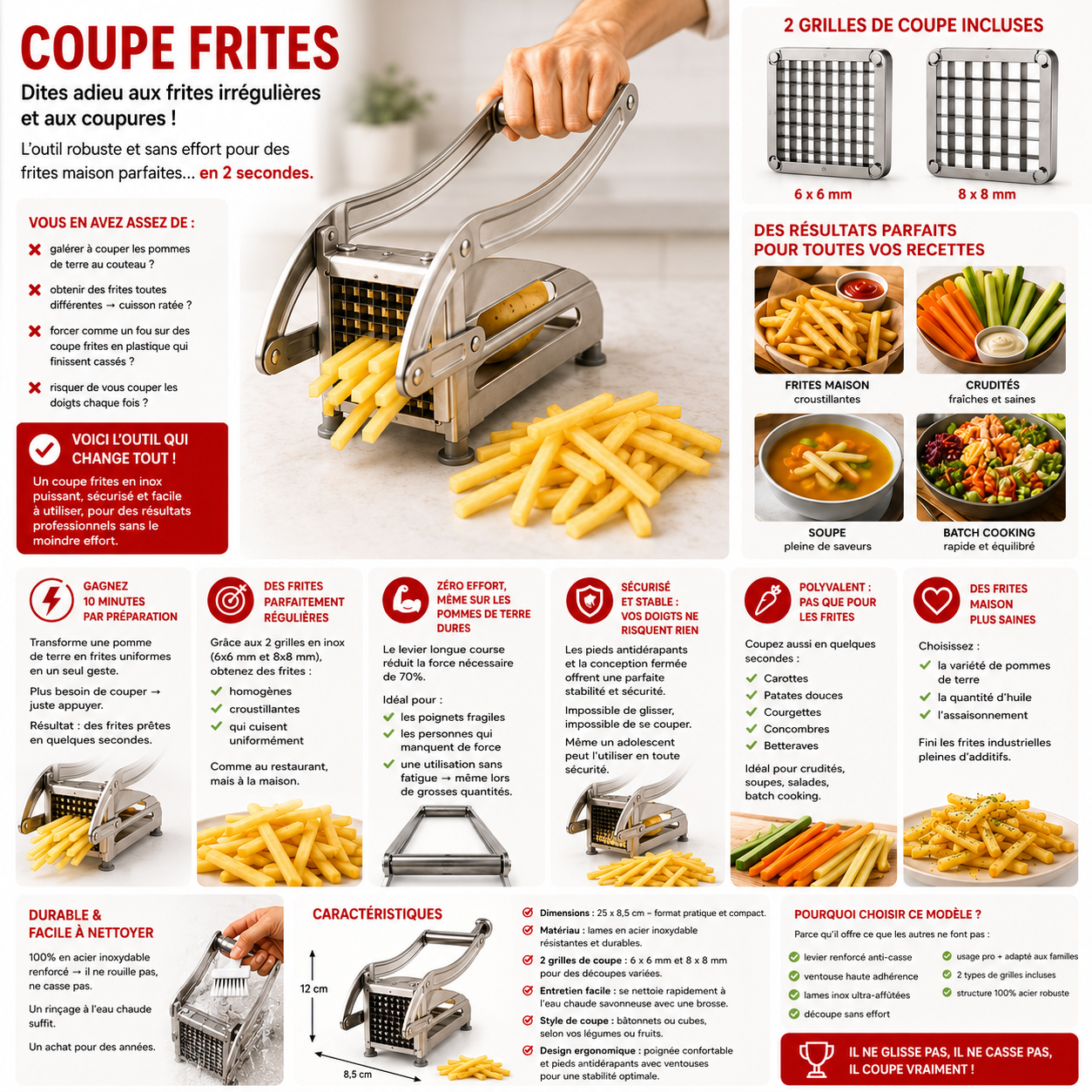 Volexim | COUPE FRITES POMMEDET'INE™